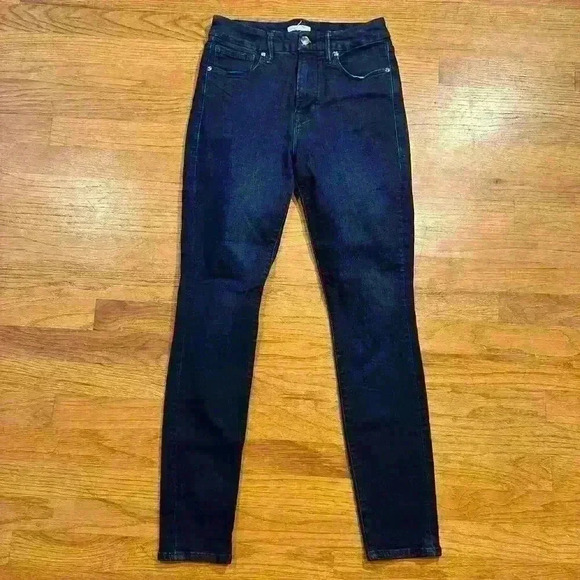 Good American Good Leg Denim Jeans Size 6 / 28 Skinny Stretchy High Rise NWOT - Picture 1 of 7